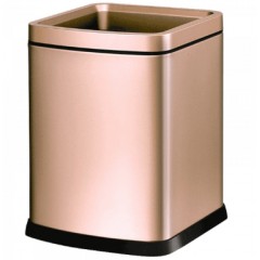 国产 无盖压圈垃圾桶家用大号简约创意不锈钢客厅卧室卫生间厨房 MT4005AT