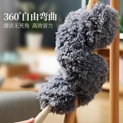 国产  鸡毛掸子家用除尘床底扫灰神器可伸缩毛毯禅子打扫卫生清洁工具