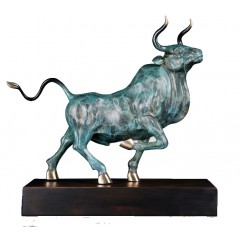 国产 全纯铜牛摆件华尔街招财家居装饰品公司开业过春节新年终奖送礼物