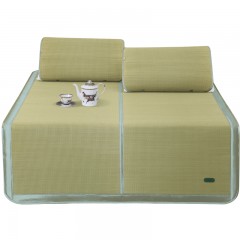 黄古林 海绵草席1.8m床折叠三件套1.5米双人床席子1.2加厚夏季凉席