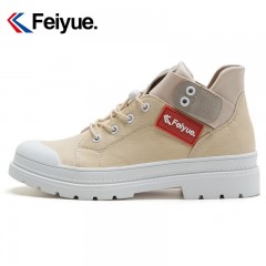 feiyue/飞跃 春季新款帆布鞋女英伦马丁靴韩版学生休闲鞋