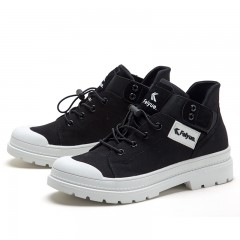 feiyue/飞跃 春季新款帆布鞋女英伦马丁靴韩版学生休闲鞋