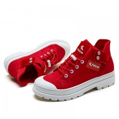 feiyue/飞跃 春季新款帆布鞋女英伦马丁靴韩版学生休闲鞋