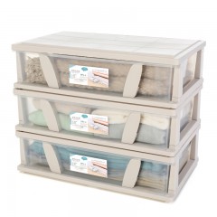 印象树  收纳箱扁平床底塑料抽屉式防尘