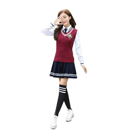 国产 校服套装韩版秋季英伦学院风班服 l码