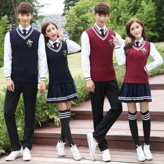 国产 校服套装韩版秋季英伦学院风班服 3XL码