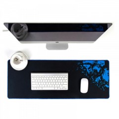 ☆灵蛇 LINGSHE P81 800×300×3超大加厚游戏鼠标垫 黑蓝 礼盒装