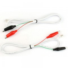 ☆星遥博 Cinyobo语音模块测试线110电话配线架电话水晶头 测试线水晶头转鳄鱼夹子 5条装