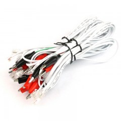 ☆星遥博 Cinyobo语音模块测试线110电话配线架电话水晶头 测试线水晶头转鳄鱼夹子 5条装