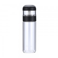 特美刻/tomic 茶水分离玻璃杯 颜色随机 TG80702