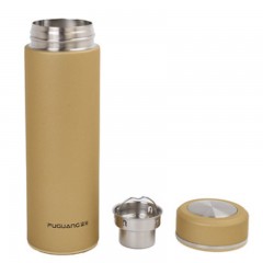 富光 保温杯商务男士女成人便携茶杯子不锈钢刻字磨砂水杯定制 KAZ1015-420