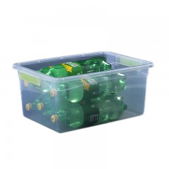 特美居 标识盒 保鲜盒分类盒大容量3件套冰箱收纳盒厨房储物盒 冰柜冷藏盒子 32L（透明） 单位：个