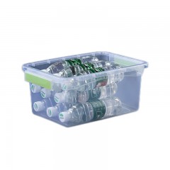 特美居 标识盒 保鲜盒分类盒大容量3件套冰箱收纳盒厨房储物盒 冰柜冷藏盒子 12L （透明） 单位：个