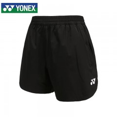 YONEX尤尼克斯羽毛球服舒适速干吸汗透气运动短裤女款220123BCR黑 （M-3XL码） 单位：件