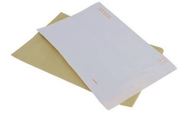国产100个/包 牛皮纸信封 9号信封a4纸牛皮纸c4黄色大号白色信封