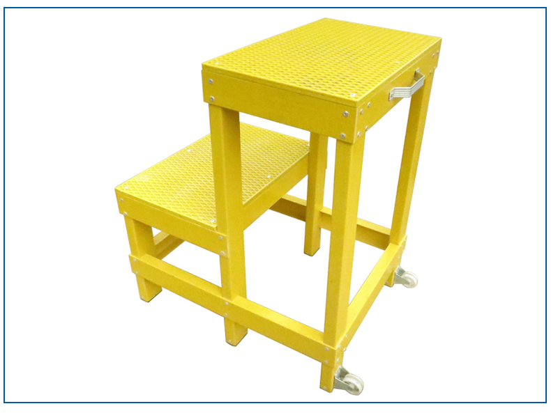 中宝电工双层绝缘凳绝缘高低凳绝缘平台带电作业绝缘凳梯08