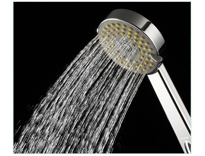 摩恩 花洒配件不锈钢喷头软管 手持花洒手喷淋雨莲蓬头10530ec