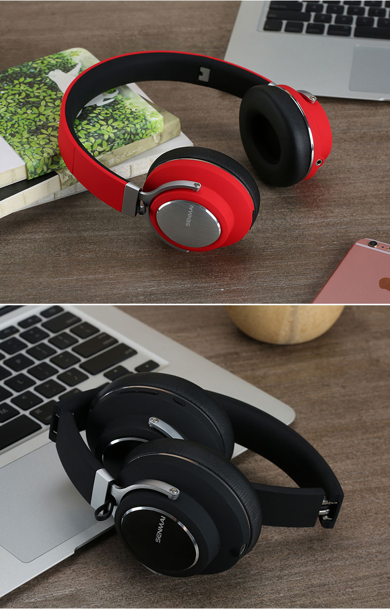 森麦 头戴式蓝牙耳机 手机无线可折叠音乐耳麦 sm-bt680