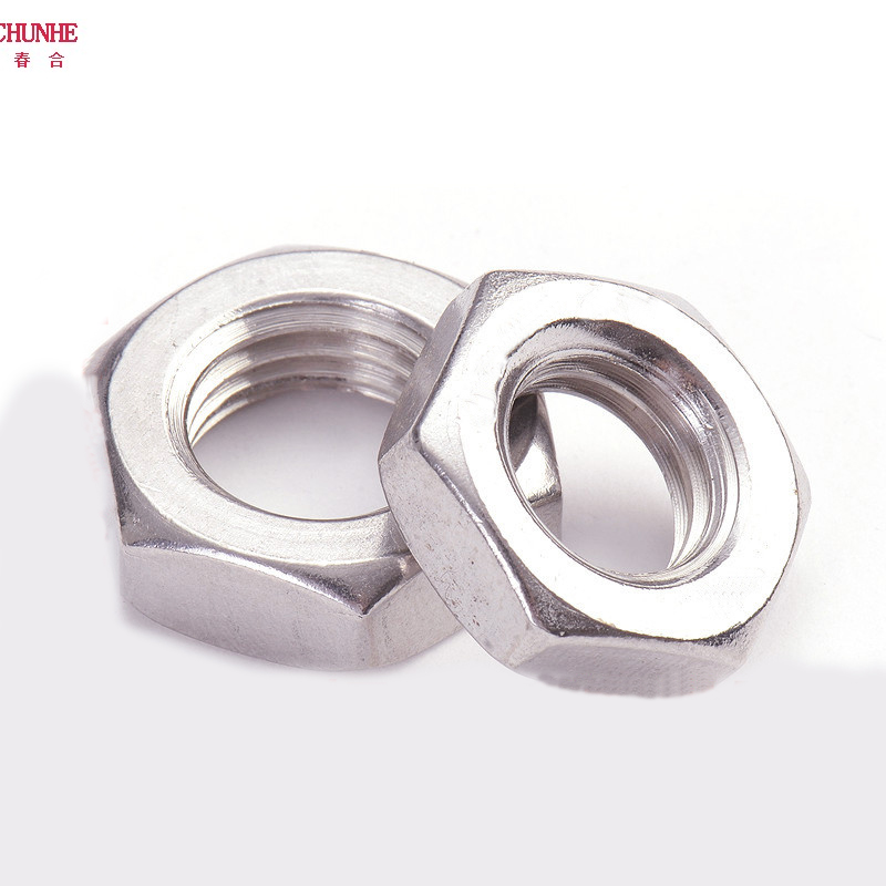 螺丝/钉栓/螺帽/紧固件商品详情 商品名称:春和 304不锈钢反牙薄螺母